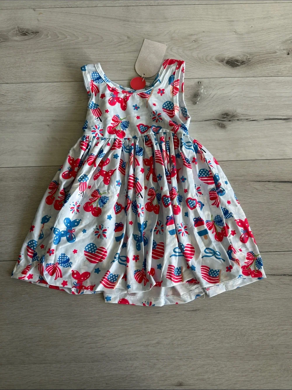 Mila and Rose Little Miss Liberty Twirl Dress Red/White/Blue 2T NWT IN PACKAGE